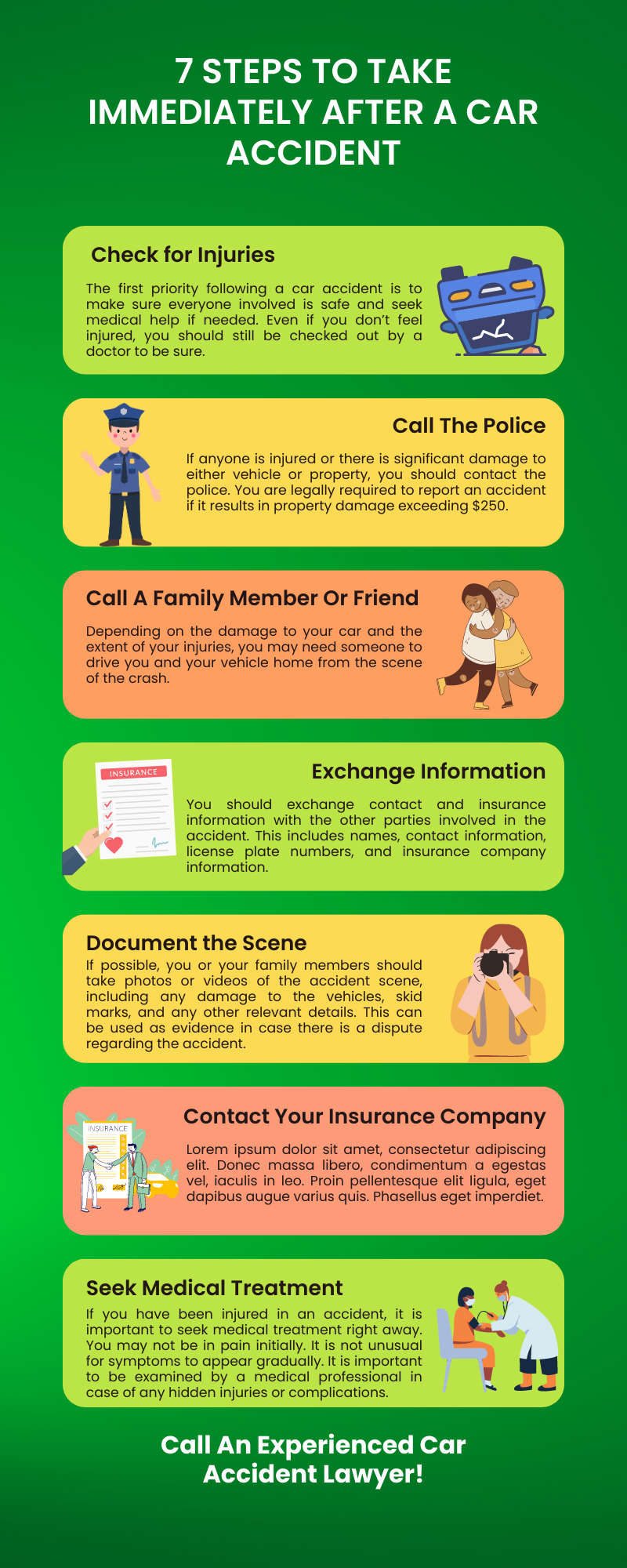 steps to take after a car accident